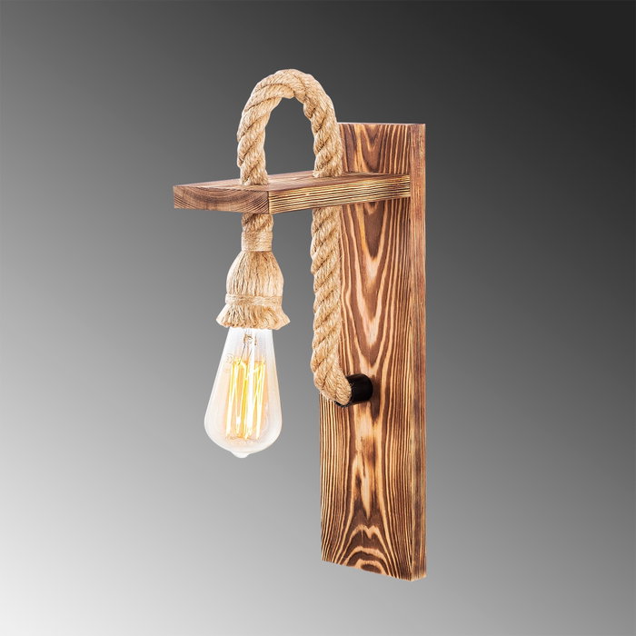 Opviq Erebos - 118-A Lámpara de pared de madera